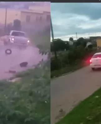 Watch: Two cops injured as crowd try to free murder suspect in Chatsworth