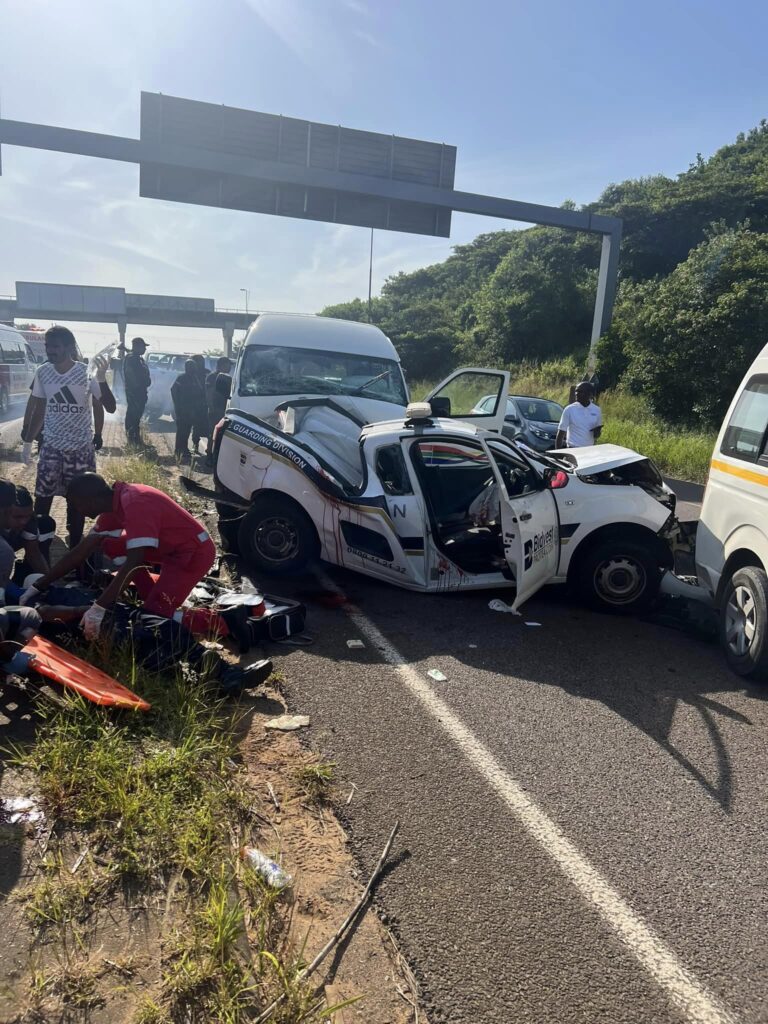 Speeding taxi caused a horrific accident in Umdloti Beach road