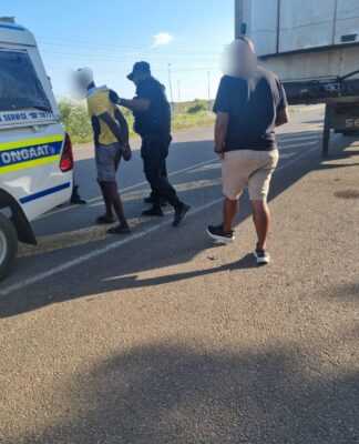 Truck hijacking suspects caught in action