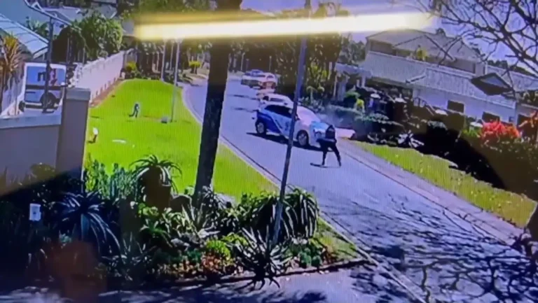 Watch: Fresh Angle of Umhlanga Shoot-out Shows Security Officer’s Split-Second Survival