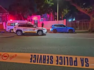 Emergency response vehicles at a shooting scene in Durban’s Davenport area.
